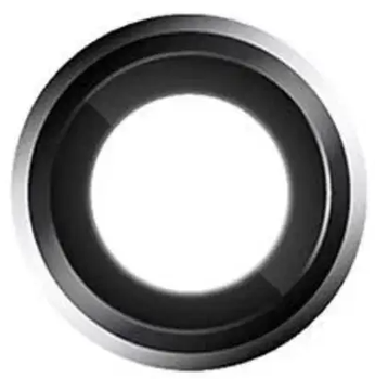 Стекло камеры iPad Pro 12.9 2017 серебристое + кольцо High Copy