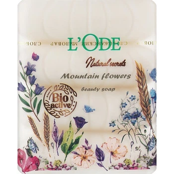 Твердое мыло L'Ode Горные цветы 4 х 60 г (4823107605321)
