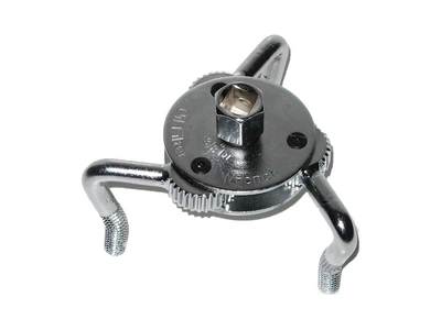 Знімач масляного фільтра краб 45 - 110 мм 3/8"+1/2", вигнутий Alloid С-4566B