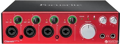 Аудиоинтерфейс Focusrite Clarett 4 Pre (221268)