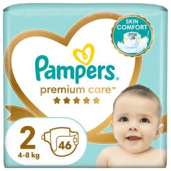 Подгузники Pampers Premium Care Размер 2 (4-8 кг) 46 шт (8001841104799)