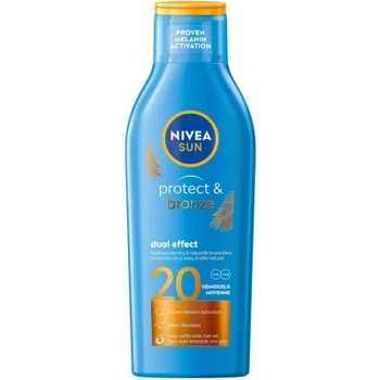 Средство от загара Nivea Sun Солнцезащитный лосьон Защита и загар SPF 20 200 мл (4005900460219)
