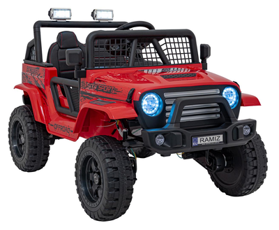 Електромобіль Ramiz Off Road 4 x 4 Sport 2-місний червоний (5903864943825)