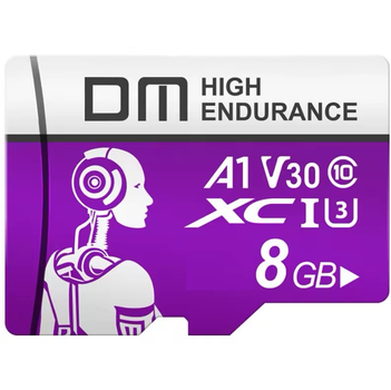 Карта памяти Micro SD 8Gb DM Purple Class 10