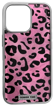 TPU чехол Leopard Case на Apple iPhone 16 Pro Max / pink