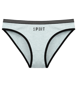 Трусы слипы с принтом SPORT - Donella - 2124B2 - XXL - Светло-фиолетовый