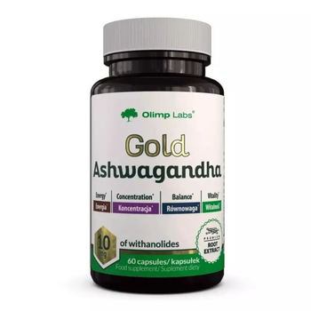 Натуральная добавка Olimp Gold Ashwagandha, 60 капсул