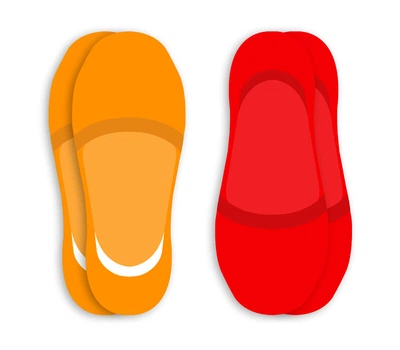 Следки ("носки-невидимки") SOX 27-0687 36-40 цвет оранжевый