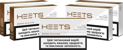 Мініблок стіків для нагрівання тютюну HEETS Bronze 5 пачок ТВЕН (7622100543084)