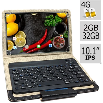 Планшет-телефон Hoozo LTE Tab232 Blue 2/32 DUAL SIM 10.1" IPS з клавіатурою Bluetooth