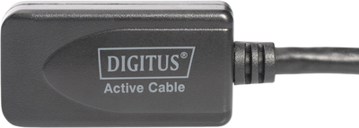 Kabel Digitus USB 3.0 Active Extension 5 m Black (4016032326229)