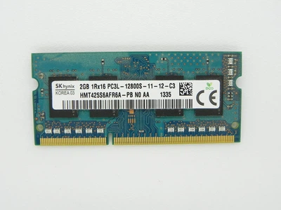 Оперативна пам'ять для ноутбука SODIMM DDR3 PC3L 2GB Hynix PC3L-12800S-11-12-C3 2GB 1RX16. (04627) Б/В