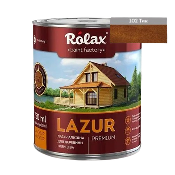 Лазур для деревини алкідна «LAZUR» тик 0,75 л
