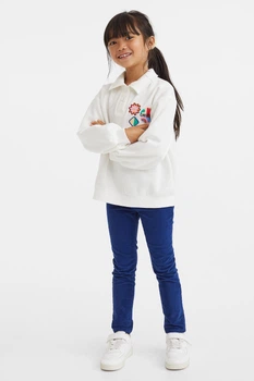 Брюки H&M 98см ярко синий 2103983139