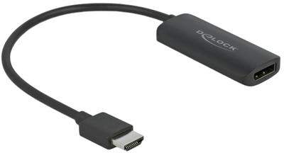 Адаптер Delock DisplayPort 1.2 - HDMI 0.24m Black (63206)