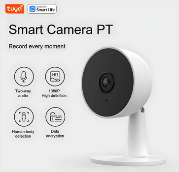 Бездротова камера відеонагляду Wifi (радіо няня) Tuya smart life 2mp