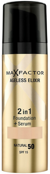 Тональна основа для обличчя Max Factor Ageless Elixir 2 w 1 50 Natural 30 мл (5013965995309)