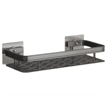 Подвесная металлическая полка для ванной комнаты Bathroom shelf Органайзер в ванную До 10 кг