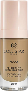 Podkład do twarzy Collistar Nudo Second Skin SPF15 3G Naturale Dorato 30 ml (8015150002516)