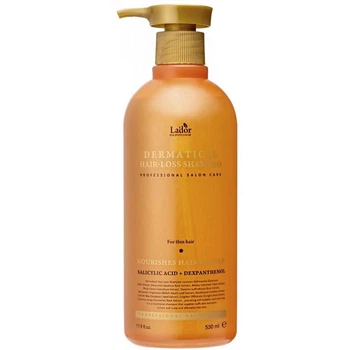 Шампунь проти випадіння волосся ( для тонкого волосся) Lador Dermatical Hair Loss Shampoo For Thin Hair 530 мл (8809181935222)