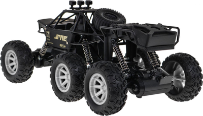 Pojazd Ramiz Crawler Rock Explorer metalowy 6-kołowy z napędem 4 x 4 zdalnie sterowany 1:18 Czarny (5903864954777)