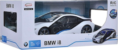 Pojazd Rastar BMW i8 zdalnie sterowany 1:14 Biały (6930751307681)