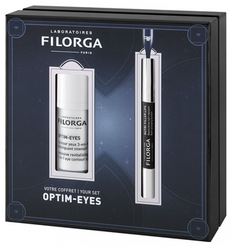 Zestaw do pielęgnacji twarzy Filorga Optim-Eyes Krem pod oczy rewitalizujący 15 ml + Balsam do ust Nutri-Filler 4 g (3540550016269)