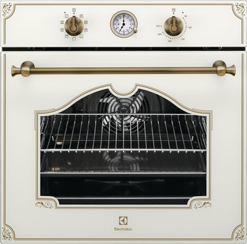 Духова шафа Electrolux електрична Rococo 72л A конвекція шампань (OPEB2520V)