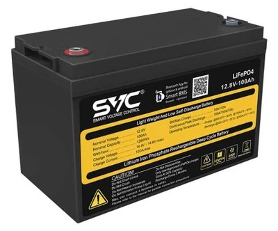 Акумуляторна батарея SVC LFP12-100 LiFePO4 100Ah/1280Wh, 12,8V (LFP12-100)