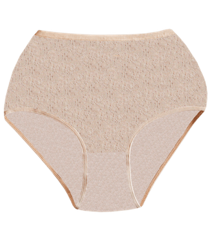 Батальные женские трусы с рисунком - Anisse - 5577 - 3XL - Бежевый