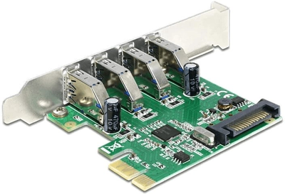 Karta rozszerzeń Delock PCI Express to 4 x USB 3.0 (4043619893607)