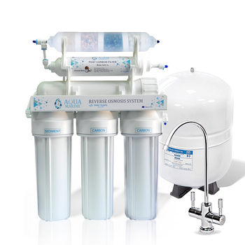Фільтр з зворотним осмосом AquaMarine RO-6 Multi Mineral (4 мінерали)