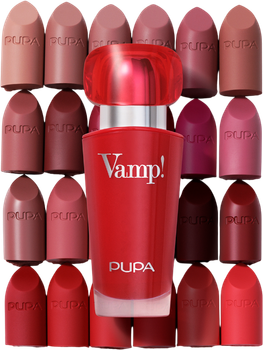 Pomadka do ust Pupa Vamp! 304 Red Flame 3.5 g (8011607353897)