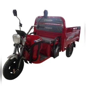 Грузовой электроскутер-самосвал трёхколёсный CROSSER Cargo 16" (1200W 60V, 45Ah) Красный