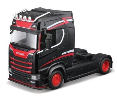 Model metalowy Bburago ciężarówka Street Fire Scania 770S 1:43 czarny (4893993322077)