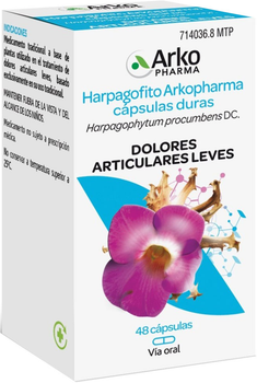 Suplement diety Harpagophytum Arkopharma 435 mg 48 kapsułek (8470007140368)