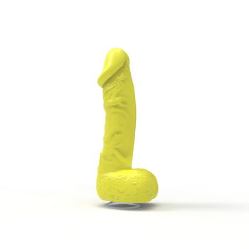 Крафтове мило член на присосці Pure Bliss BIG 18 см Yellow (6000007388167)