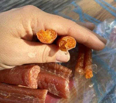 Ікра корюшки в'ялена 500 грам, вакумна упаковка