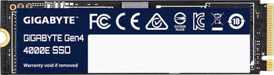 SSD диск Gigabyte Gen4 4000E 500GB M.2 2280 NVMe PCIe 4.0 x4 3D NAND Flash (G440E500G)