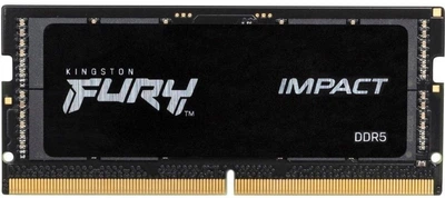 Оперативная память Kingston Fury SODIMM DDR5-6000 16384MB PC5-48000 Impact Black (KF560S38IB-16)