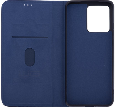 Etui z klapką Winner Group Flipbook Duet do Motorola Edge 40 Neo Dark Blue (8591194122361)