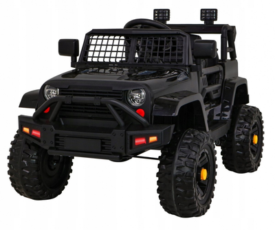 Електромобіль для дітей Ramiz Jeep Dark Night + Slow Start + EVA + Audio LED чорний (5903864913255)