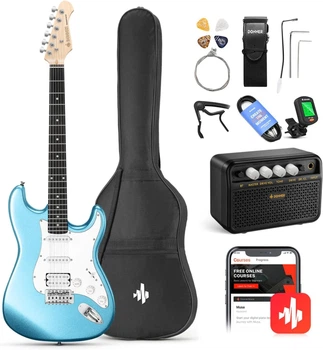 Электрогитара DONNER DST-100 Lake Blue - (Комплект)