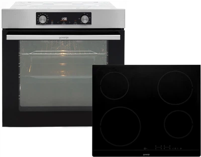 Духова шафа електрична GORENJE BO6737E02X + Варильна поверхня електрична GORENJE ECT41SC (комплект)