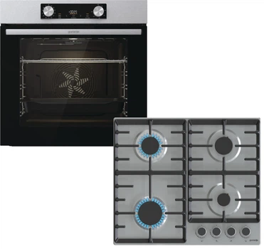 Духовой шкаф электрич. GORENJE BO6737E02XK + Варочная поверхно газ. GORENJE G642ABX (комплект)