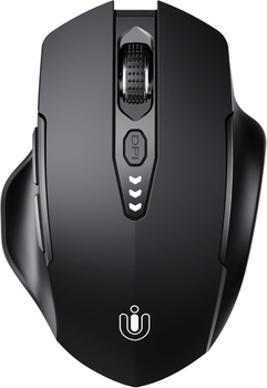 Мышь беспроводная Uineer U6 со встроенным аккумулятором 2400 DPI (BT 5.0/4.0+2.4G Hz)