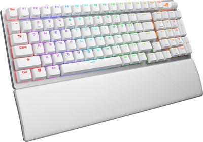 Клавіатура бездротова Asus ROG Strix Scope II 96 Wireless NX Snow EN PBT White (90MP037A-BKUA30)