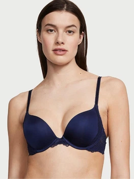 Бюстгальтер з кісточками Victoria's Secret Dream Angels Smooth Push-Up (Ensign Navy Blue, 36B/C80)
