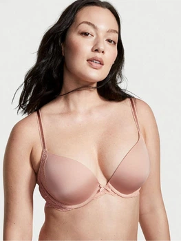 Бюстгальтер з кісточками Victoria's Secret Dream Angels Lace Wing Push-Up (Evening Blush Nude, 36B/C80)