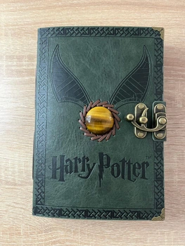 Подарунковий блокнот Wizarding World Гаррі Поттер Золотий Снитч Слизерин А5 Green 7